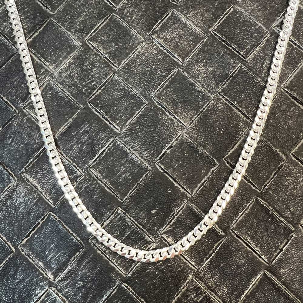 Pansarlänk halsband i 925 silver från Catwalksmycken