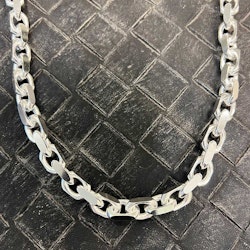 Ankarkedja Halsband Silver - 10 mm