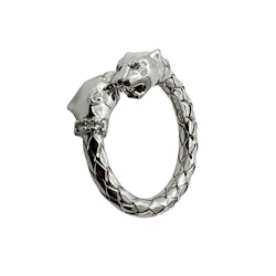 Ring Panther Rhodinerat Silver