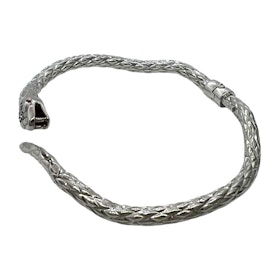 Armring Snake Rhodinerat Silver