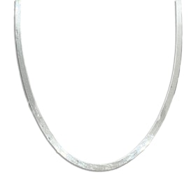 Halsband Herringbone Silver - 3 mm