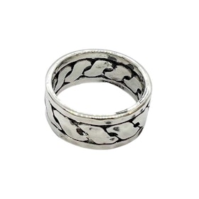 Ring Cool Oxiderat Silver