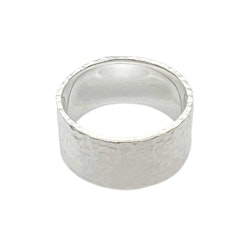 Ring Hammered Silver
