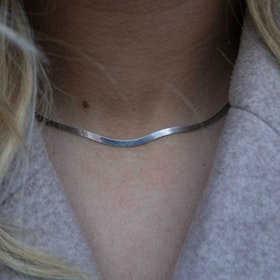 Halsband Herringbone Silver