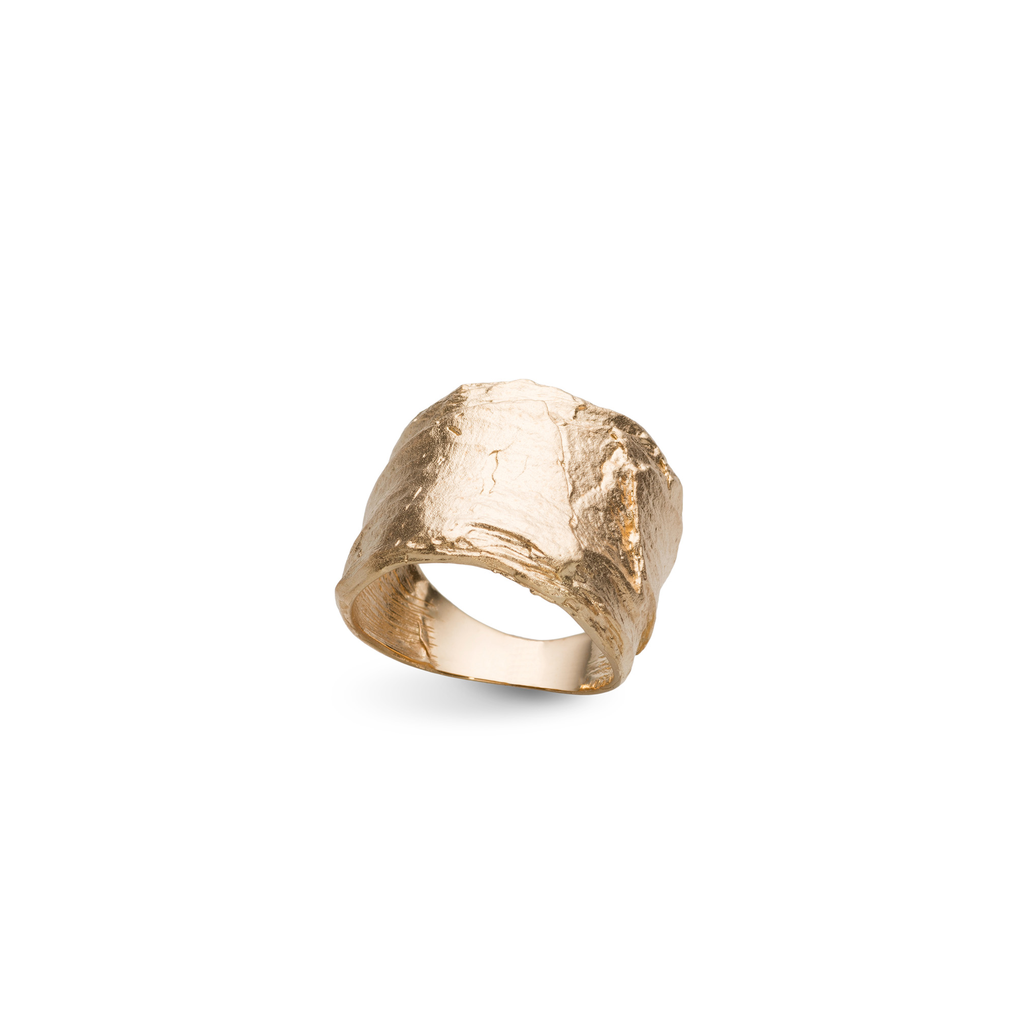 vacker ring i 925 förgyllt silver från catwalksmycken