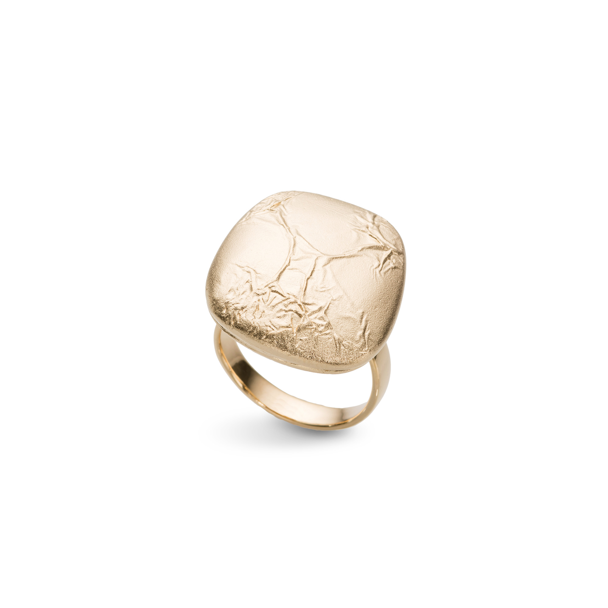 vacker ring i 925 förgyllt silver från catwalksmycken