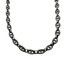 Halsband Marinalänk Oxiderat Stål - 8 mm