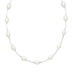 Halsband Pearl Silver