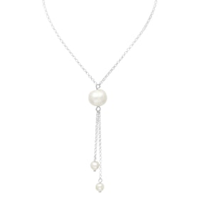 Halsband Pearl Silver