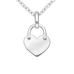 Halsband Padlock Silver