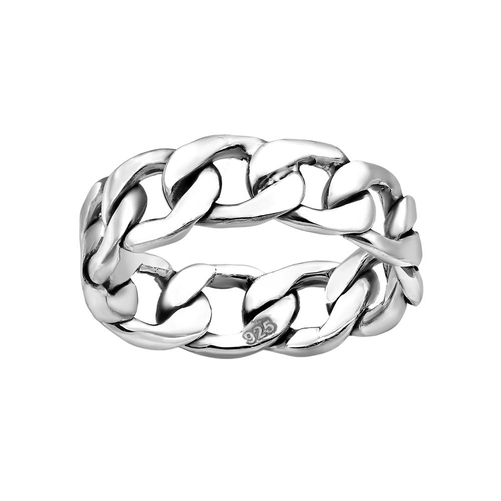 Ring Pansar Oxiderat Silver
