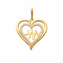 Guldhänge Heart 18K