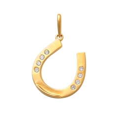 Guldhänge Sparkling Horseshoe 18K