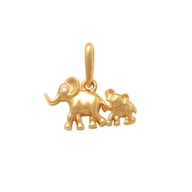 Guldhänge Elefant 18K