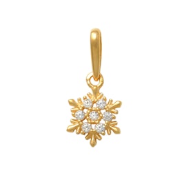 Guldhänge Sparkling Snowflake 18K