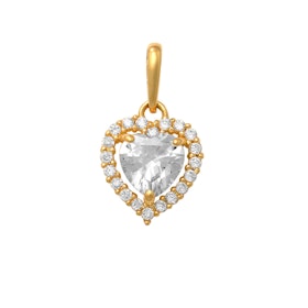 Guldhänge Sparkling Heart 18K