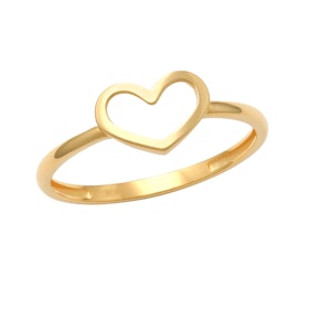 Guldring Heart 18K Guld