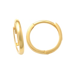 Creoler 18K Guld - 12,5 x 1,7 mm