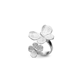 Ring Stardust Butterfly Rhodinerat Silver