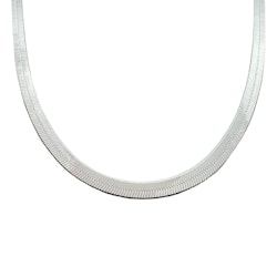 Halsband Herringbone Silver - 3,5 mm