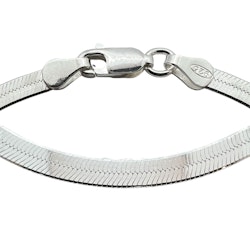 Armband Herringbone Silver - 3,5 mm