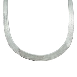 Halsband Herringbone Silver - 5,5 mm