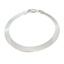Armband Herringbone Silver - 5,5 mm
