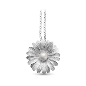 Hänge Stardust Flower Rhodinerat Silver