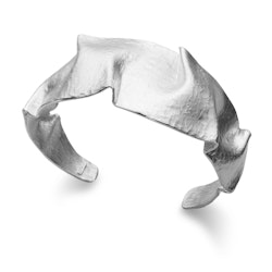 Armring Uneven Rhodinerat Silver