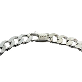 Pansarlänk Armband Silver - 6 mm