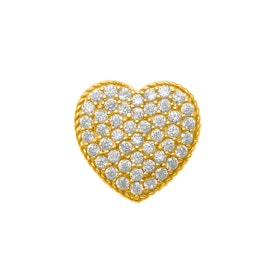 Guldhänge Sparkling Heart 18K