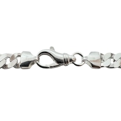 Pansarlänk Halsband Silver - 4 mm