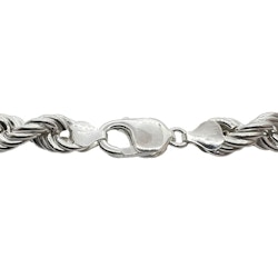 Cordellänk Ihålig Silver 9 mm - Halsband