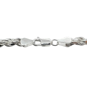 Cordellänk Silver Armband - 5 mm