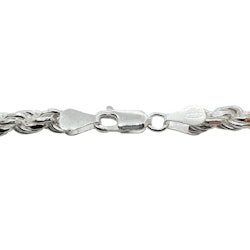 Cordellänk Silver Halsband - 5 mm