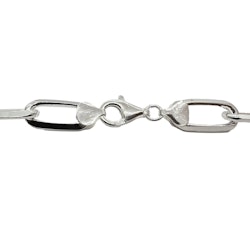Ankarkedja Halsband Spetsslipad Silver - 9,5 mm