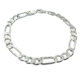 Figarolänk Armband Silver - 5,75 mm