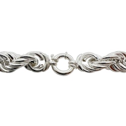 Cordellänk Silver 15 mm - Halsband