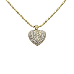 Diamanthänge Heart Guld 18K - 12 mm