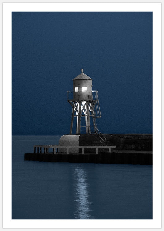 Lighthouse by night inspiration – Fine Art Print