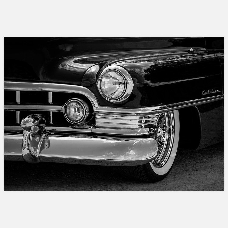 Black Cadillac Art Print