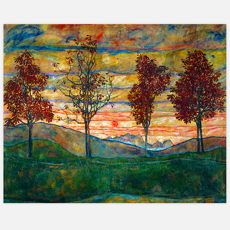 Four Trees – Fine Art Print