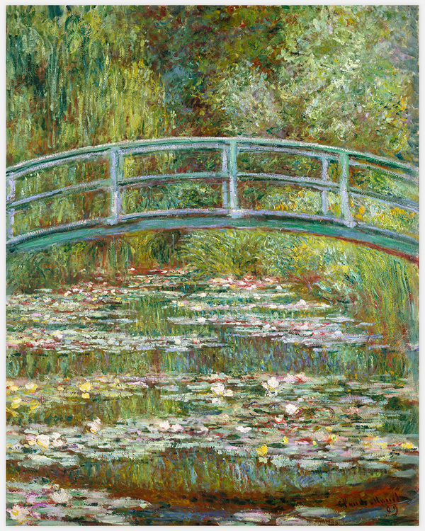 Le Bassin Aux Nymphés av Claude Monet – Fine Art Print