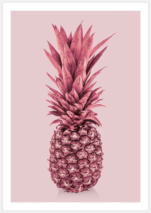 Absolutely Pink Pineapple Art Print
