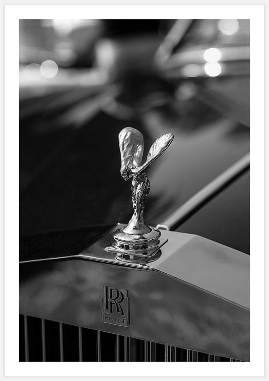 Art Print Rolls-Royce huvprydnad, foto Insplendor Art Studio.