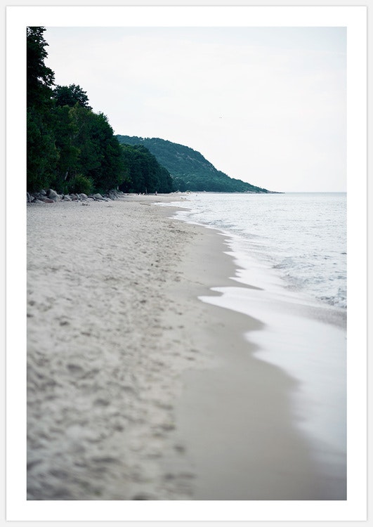 Scandinavian Beach Art Print