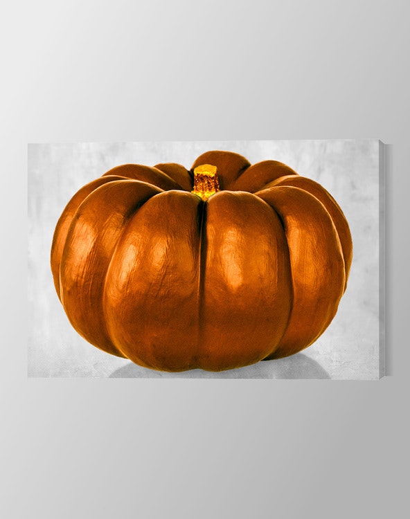 Pumpkin Orange Canvas