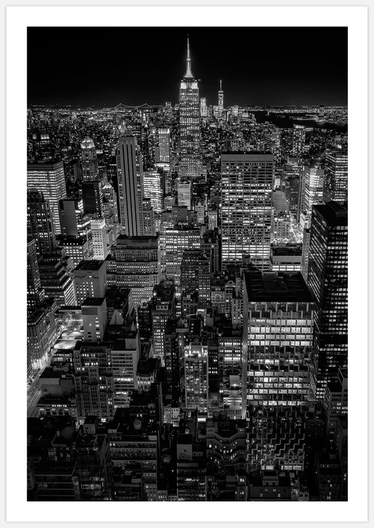 New York by night – Fine Art Print