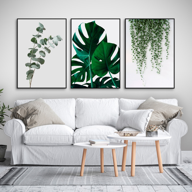 Tavelvägg Green Wall inspiration – Fine Art Print
