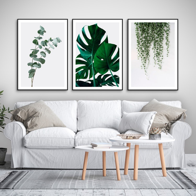 Tavelvägg Green Wall inspiration – Fine Art Print